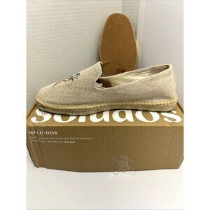 Soludos Chile Smoking Slippers Slip on Espadrille Mens Size 8 New in Box